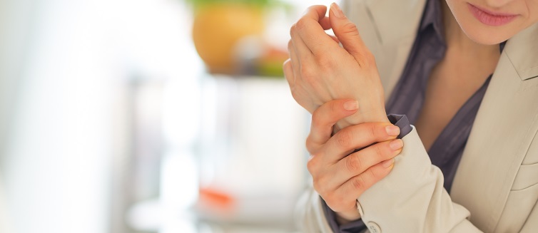 Therapy for wrist joint tissue deterioration